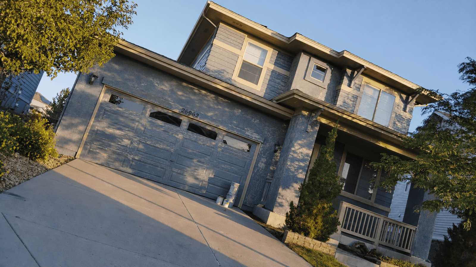 House exterior before professional painting